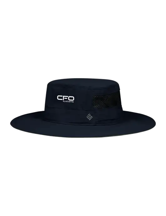 Columbia Navy Bora Bora Booney  Hat w/CFO Systems Logo