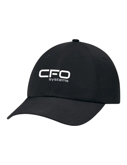 Richardson Relaxed Performance Lite Black Cap w/CFO Systems Logo