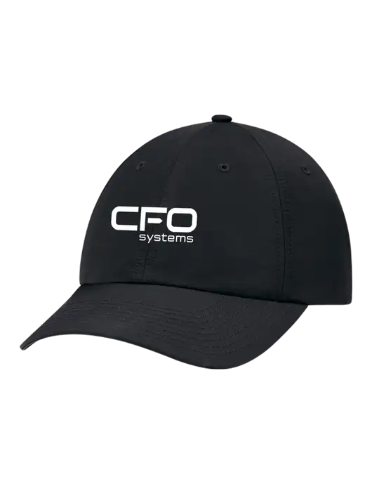 Richardson Relaxed Performance Lite Black Cap w/CFO Systems Logo