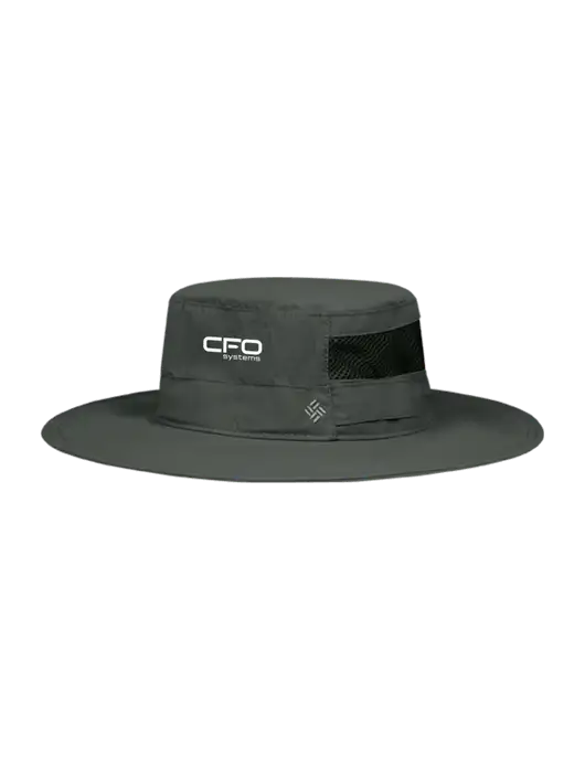 Columbia Dark Grey Bora Bora Booney  Hat w/CFO Systems Logo