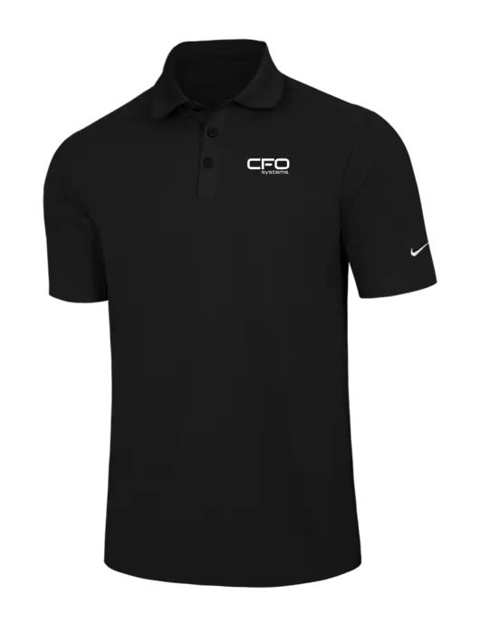 Nike Black Dri-FIT Classic Polo w/CFO Systems Logo