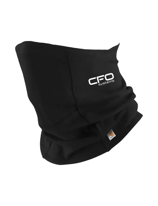 Carhartt Black Cotton Blend Filter Pocket Gaiter w/CFO Systems Logo