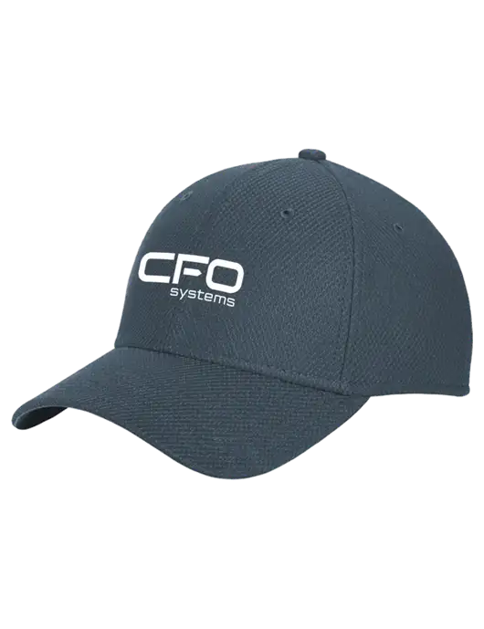 New Era Diamond Era Dark Slate Stretch Cap w/CFO Systems Logo