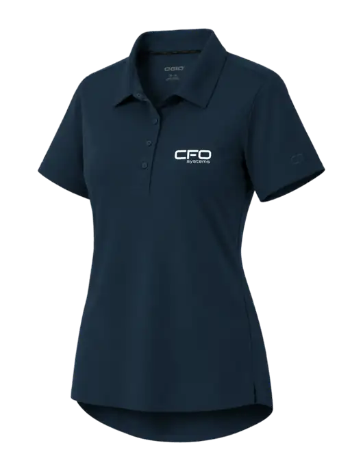 OGIO Womens Envision Dark Navy Polo w/CFO Systems Logo