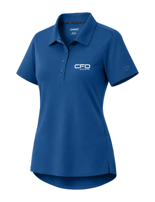 OGIO Womens Envision Light Navy Polo w/CFO Systems Logo