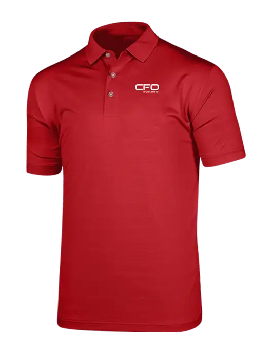 Callaway Vibrant Red Ventilated Polo w/CFO Systems Logo