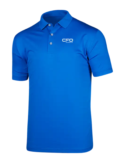 Callaway Vibrant Royal Blue Ventilated Polo w/CFO Systems Logo