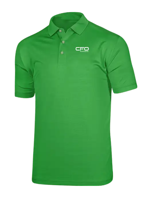 Callaway Vibrant Kelly Green Ventilated Polo w/CFO Systems Logo