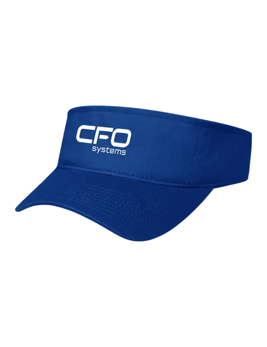 Royal Cap Visor w/CFO Systems Logo