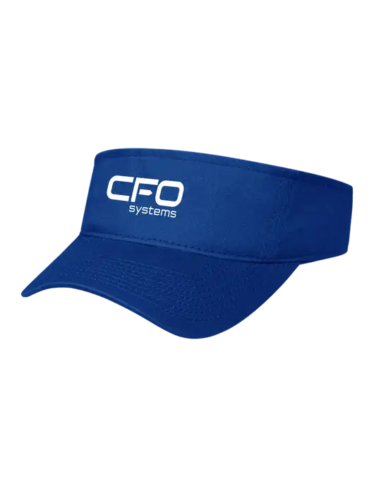 Royal Cap Visor w/CFO Systems Logo