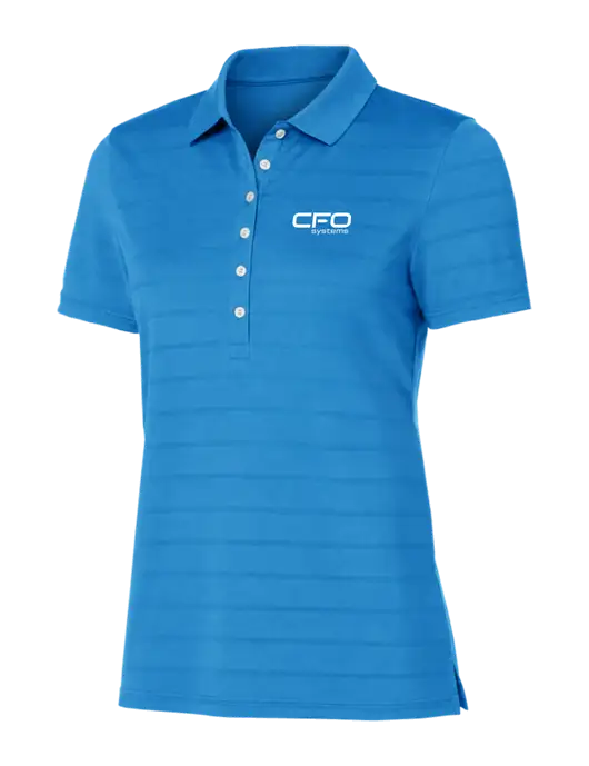 Callaway Womens Royal Blue Ventilated Polo w/CFO Systems Logo