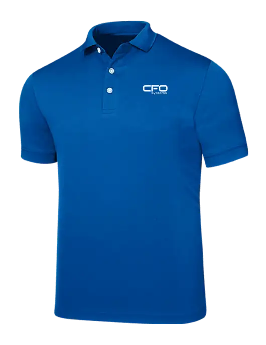 Callaway Ottoman Royal Blue Polo w/CFO Systems Logo