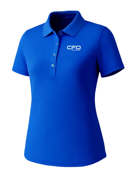 Callaway Womens Core Royal Performance Polo w/CFO Systems Logo