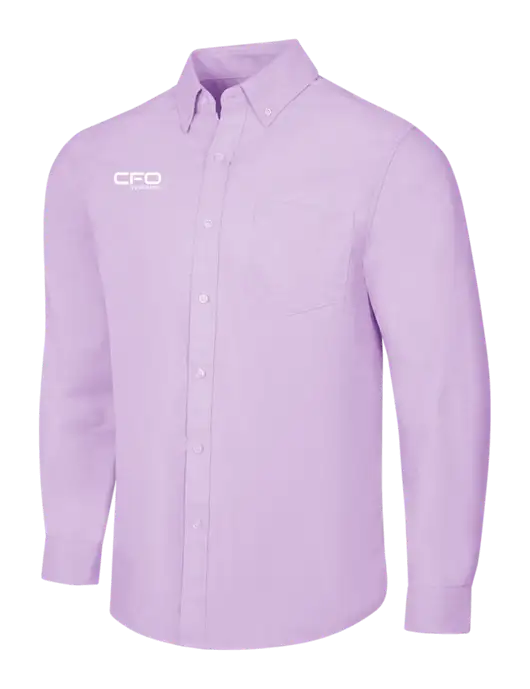 Soft Purple SuperPro Oxford Shirt w/CFO Systems Logo