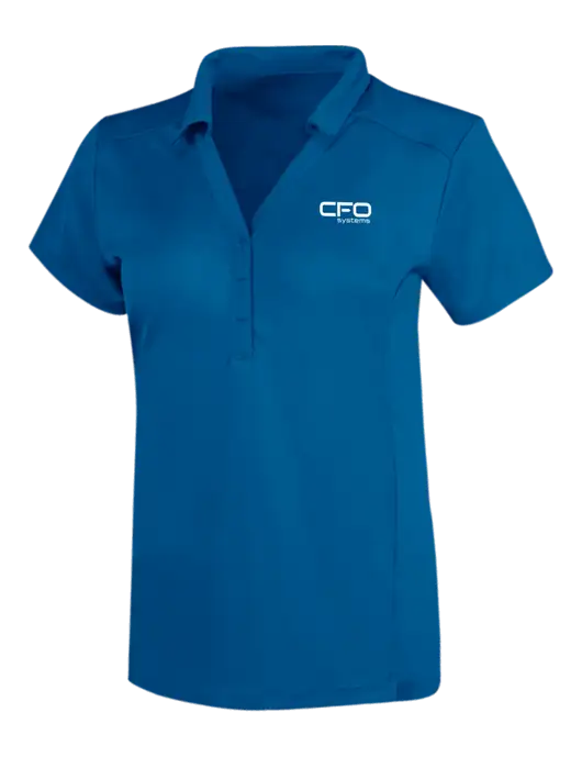 OGIO Royal Blue Womens Framework Polo w/CFO Systems Logo