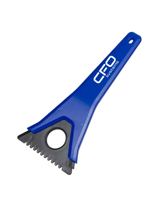 TriBlade Blue Windshield Scraper w/CFO Systems Logo