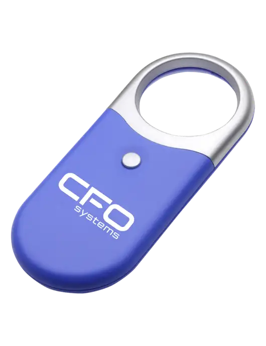 Compact Blue Magnifier Light w/CFO Systems Logo