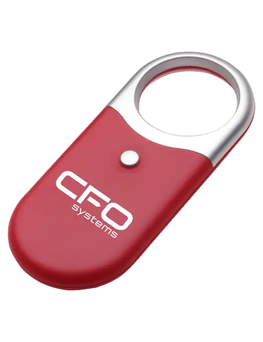 Compact Red Magnifier Light w/CFO Systems Logo