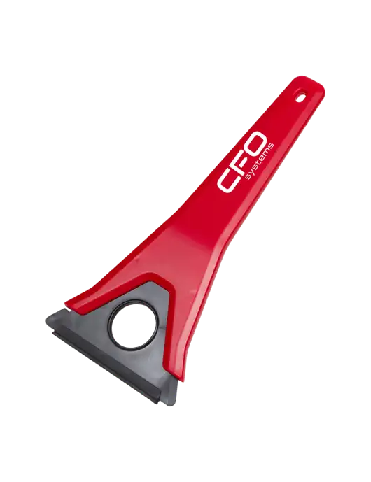 TriBlade Red Windshield Scraper w/CFO Systems Logo