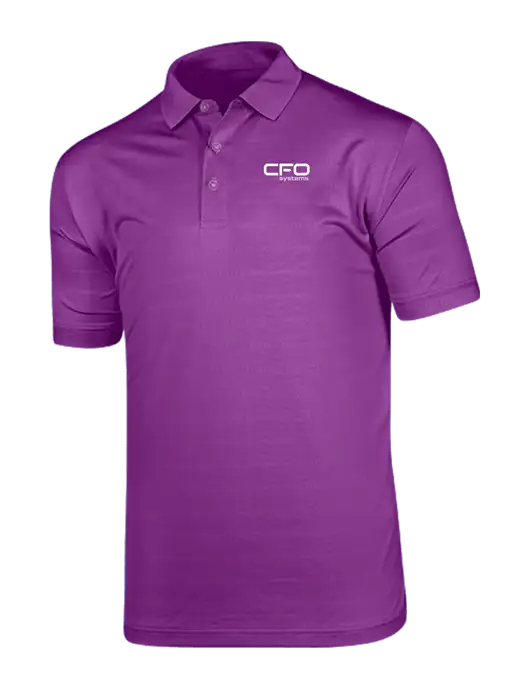 Callaway Vibrant Purple Ventilated Polo w/CFO Systems Logo