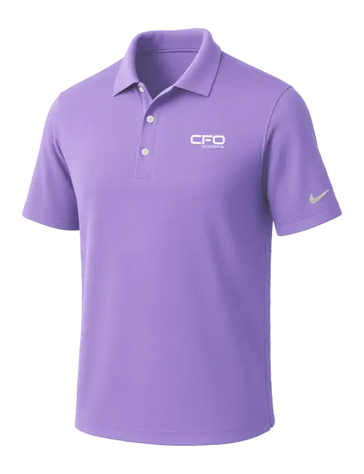 NIKE Light Purple Dri-Fit Micro Pique Polo w/CFO Systems Logo
