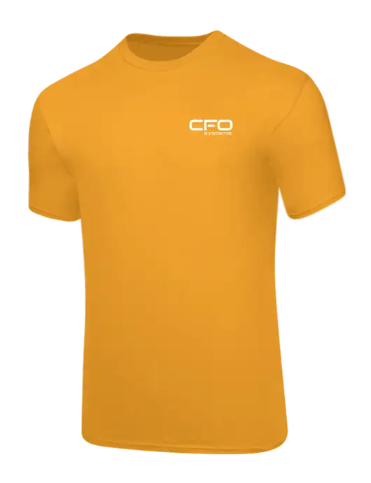 Core Blend Yellow Gold T-Shirt w/CFO Systems Logo