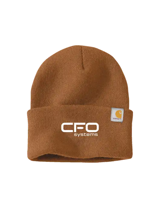 Carhartt Light Brown Watch Cap 2.0 w/CFO Systems Logo
