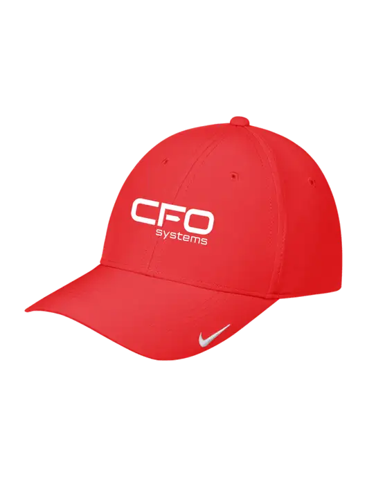 Nike Red Dri-FIT Legacy Cap w/CFO Systems Logo