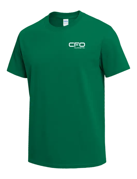 Kelly Green Heavyweight 6.1 oz T-Shirt w/CFO Systems Logo