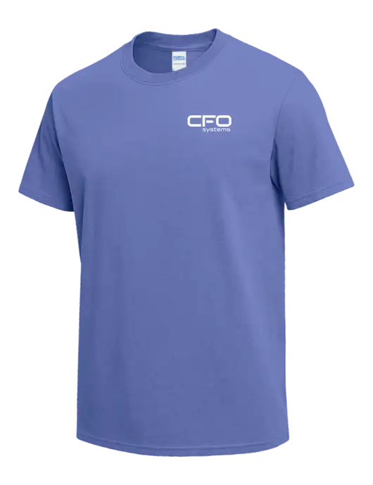 Light Purple Heavyweight 6.1 oz T-Shirt w/CFO Systems Logo