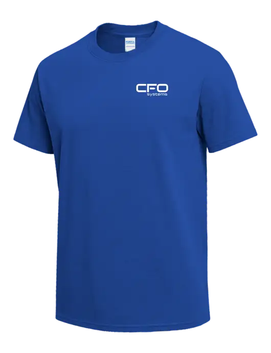 Dark Royal Heavyweight 6.1 oz T-Shirt w/CFO Systems Logo