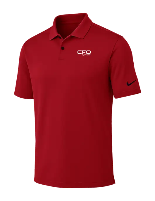 Nike Red Dri-FIT Vapor Polo w/CFO Systems Logo