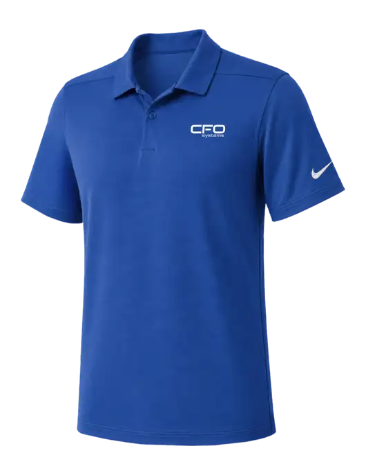 Nike Dark Royal Dry Essential Solid Polo w/CFO Systems Logo