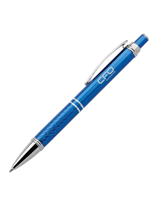 Royal Stellar Scribe Pen - Black Ink w/CFO Systems Logo