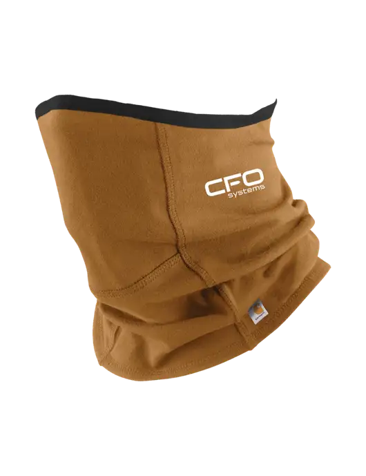 Carhartt Brown Cotton Blend Filter Pocket Gaiter w/CFO Systems Logo