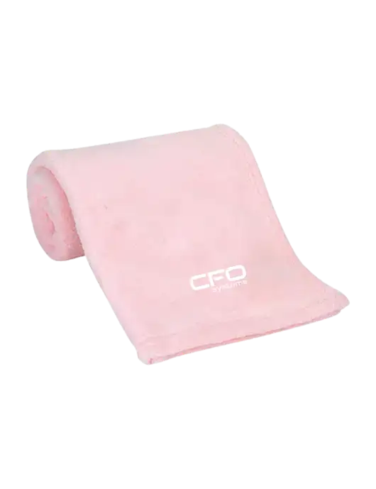 Pink Alpine Fleece Mink Touch Luxury Baby Blanket  w/CFO Systems Logo